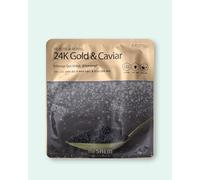 The Saem Maschera viso intensiva con oro e caviale Beaute De Royal 24K Gold & Caviar Intense Gel Mask - 35 g * 10 pz