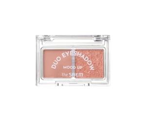 The Saem - Mood Up Duo Eyeshadow - 2 Types #CR01 Sugar Coral