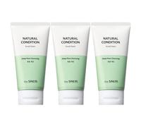 The Saem Natural Condition Scrub Pore Deep Cleansing Foam 150 ml 3 pezzi