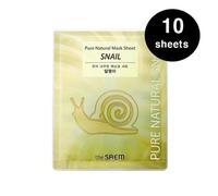 THE SAEM Pure Natural Mask Sheet Snail (10 fogli) / K-BEAUTY