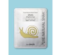 The Saem Pure Natural Mask Sheet Snail Brightening - 20 ml / 1 pz