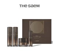 THE SAEM True Mushroom LX 3Types Skin Care Set Tonico Emulsione Crema Senza E...