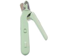 The Safetrim By Pupnourish, Led Pet Nail Clipper, Claw Scissors For Dogs, 2 In 1 Design Precision Trimming And Grinding, Low Noise, Avoid Injuries For Small Medium Large Dogs Cats (Green)