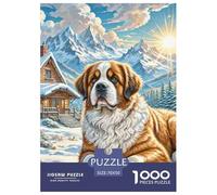 The Saint Bernard 1000 Pezzi Puzzle Arte Creativo Divertimento Puzzle Bambini E Adulti Impegnativo E Difficile 70x50cm/1000pcs