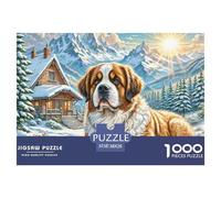 The Saint Bernard 1000 Pezzi Puzzle Collection Divertimento Puzzle Per Uomo E Donna Impegnativo 38x26cm/1000pcs