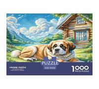 The Saint Bernard Jigsaw Puzzle Impossibili 1000Pcs Decorazione Per La Casa. Giochi Rilassamento E Intelligence Per Adulti E Bambini Da 12 Anni 70x50cm/1000pcs
