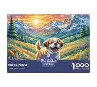 The Saint Bernard Puzzle 1000 Pezzi Per Adulti E Bambini Con Una Misura Impegnativo E Difficile Giochi Rilassamento,Idea Regalo Uomo E Donna 38x26cm/1000pcs