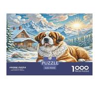 The Saint Bernard Puzzle Impossibili 1000 Pezzi Decorazione Per La Casa. Rilassamento E Intelligence Per Adulti E Ragazzi Da 14 Anni 70x50cm/1000pcs