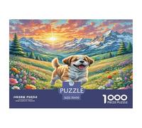 The Saint Bernard Puzzle Impossible 1000Pcs Decorazione Per La Casa. Giochi Rilassamento E Intelligence Per Adulti E Ragazzi Da 14 Anni 70x50cm/1000pcs
