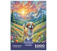 The Saint Bernard1000 Pezzi Puzzle Difficile Sfida Per Adulti Per Adulti E Bambini Da 14 Anni E Regalo Giocattolo Colorato Per La Famiglia38x26cm/1000pcs