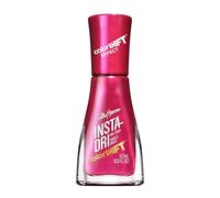The Sally Hansen Insta-Dri Color Shift in the shade "Don't You Flare" is a highly pigmented, quick-drying duo-chrome nail polish