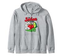 The Salsa Club Carino Kawaii Foods Pomodoro Cipolla Pepe Grafica Felpa con Cappuccio