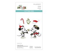 The Say Cheese Classic Mouse Christmas Embellishments - Fustelle per decorazioni natalizie