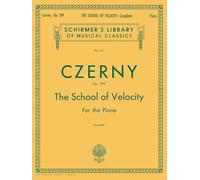 Czerny Carl School Of Velocity Op 299 For Book NUOVO