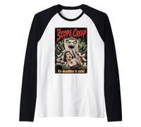 The Scope Creep Tech Programmer 1950 - Poster Horror Maglia con Maniche Raglan