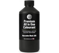 The Scratch Doctor Colorante tutto in uno per pelle per riparazione Mercedes Self Seal vernice per sedili e interni in pelle per auto (Nero 201)
