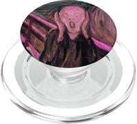 The Scream Edvard Munch Skrik Pittura d'arte classica PopSockets PopGrip per MagSafe