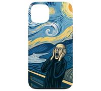 The Scream Starry Night Fusion Surrealista Expression Art Custodia per iPhone 13