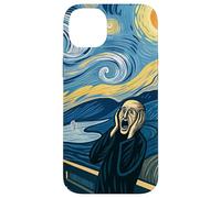 The Scream Starry Night Fusion Surrealista Expression Art Custodia per iPhone 14 Plus