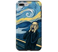The Scream Starry Night Fusion Surrealista Expression Art Custodia per iPhone 7 Plus/8 Plus