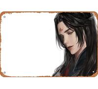 The Scum Villain's Self Saving System, Luo Binghe Anime Poster Home Wall Art Decoration Retro Metal Tin Sign 20,3 x 30,5 cm