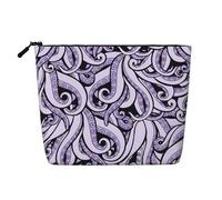 The Sea Borsa per il trucco per uso quotidiano in canapa finta da viaggio, organizer per articoli da toeletta di grande capacità, resistente all'acqua