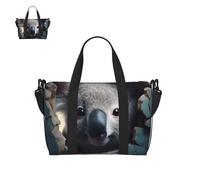 The Sea - Borsone da palestra per uomo e donna, motivo elefanti, con scomparto per scarpe, borse da viaggio leggere, Animali Carini in Animazione, Taglia unica, Borsone da viaggio