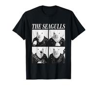 The Seagulls Rockers Cool Animals Musica Rock Emo Punk Band Maglietta