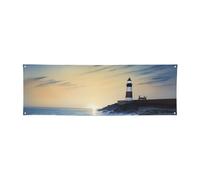 The Seaside Lighthouse Banner Party Decor Sfondo Banner Festa di Compleanno Fotografia Sfondo Decorazioni Interni Esterni Decorazione Della Parete Banner Forniture Per Feste Bomboniere 180 x 61 cm