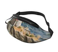 The Seaside Lighthouse - Marsupio unisex leggero ed elegante per viaggi, escursionismo, ciclismo, corsa