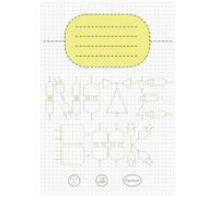 The Secret Cover Notebook - Green Edition: 5x5 Graph Paper and Quad Ruled Grid Notebook with a Secret Puzzle on the Cover | 7x10 Inch, 100 Blank Pages for Mathematics, Science, and Technical Drawings