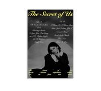 The Secret of Us-Gracie Abrams, poster su tela per camera da letto, decorazione artistica da parete per soggiorno e camera da letto, senza cornice, stile 40 x 60 cm