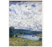 The Seine at Suresnes 1877: Alfred Sisley Impressionist River Landscape Notebook: French Impressionism · Light, Atmosphere & River Study