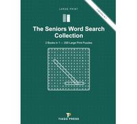 The Seniors Word Search Collection: 2 Books in 1 - 200 Large Print Puzzles