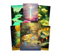 The Sentiero of Luce Oracolo Mazzo Carte E Guida Bhagavad Gita blue angel POLO2