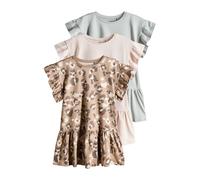 The Set Abito marrone chiaro / verde pastello / rosa pastello Bambini - Bimba - Ragazza (taglie 140-176) - Abbigliamento - Abiti e gonne - Abiti The Set 110