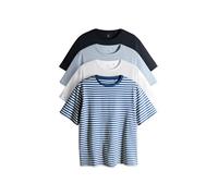 THE SET Next T-Shirt da donnaa Manica Corta Rilassata, 100% Cotone, 4 x Confezione di T-Shirt Multi XL