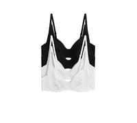 The Set Reggiseno nero / bianco Donna The Set 85xD