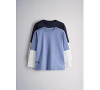 The Set The Set 2 Confezione Magliette a Manica lunga Lupetto 110116cm blu