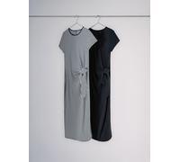 The Set The Set 2 Pack Abito lungo con nodo frontale e nodo xsmall blu