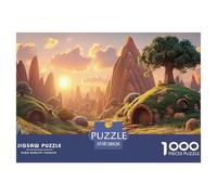 The Setting Sun over Red Desert 1000 Pezzi Taglio Preciso Puzzle dreamy Nature Vivace Jigsaw Educativo Per Bambini 38x26cm/1000pcs