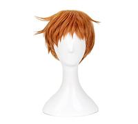 The Seven Deadly Sins Grizzly's Sin of Sloth King Short Orange Brown Heat Resistant Cosplay Costume Wig + Wig Cap