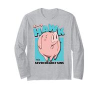 The Seven Deadly Sins Hawk The Pig Cute Portrait Anime Maglia a Manica