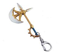 The Seven Deadly Sins Portachiavi Anime Meliodas Arma Ciondolo In Metallo Portachiavi Ascia Apriscatole Portachiavi Accessori Charm Gioielli Regali, Tipo 3, 11cm