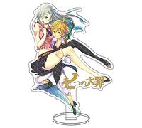 The Seven Deadly Sins: Wrath of the Gods Display Desk Stand Humanoid Trasparente Acrilico Decor Action Figure Personaggio Cartone Animato Meliodas Immagine Staffa Collezione Statua