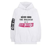 The Sex Pistols Felpa con Cappuccio Never Mind The Band Logo Nuovo Ufficiale Size XL