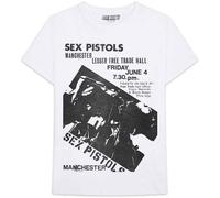 The Sex Pistols Manchester Flyer ufficiale Uomo maglietta unisex
