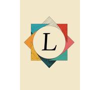 The Shape of My Thoughts L Monogram Initial Journal