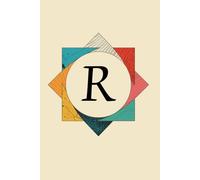 The Shape of My Thoughts R Monogram Initial Journal