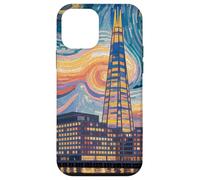 The Shard London Mosaico di notte Art Custodia per iPhone 12 mini